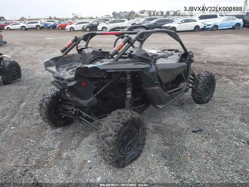 3JBVXAV22LK000888 2020 Can-Am Maverick X3 X Rs Turbo Rr