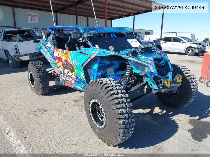 3JBVXAV29LK000449 2020 Can-Am Maverick X3 X Rs Turbo Rr