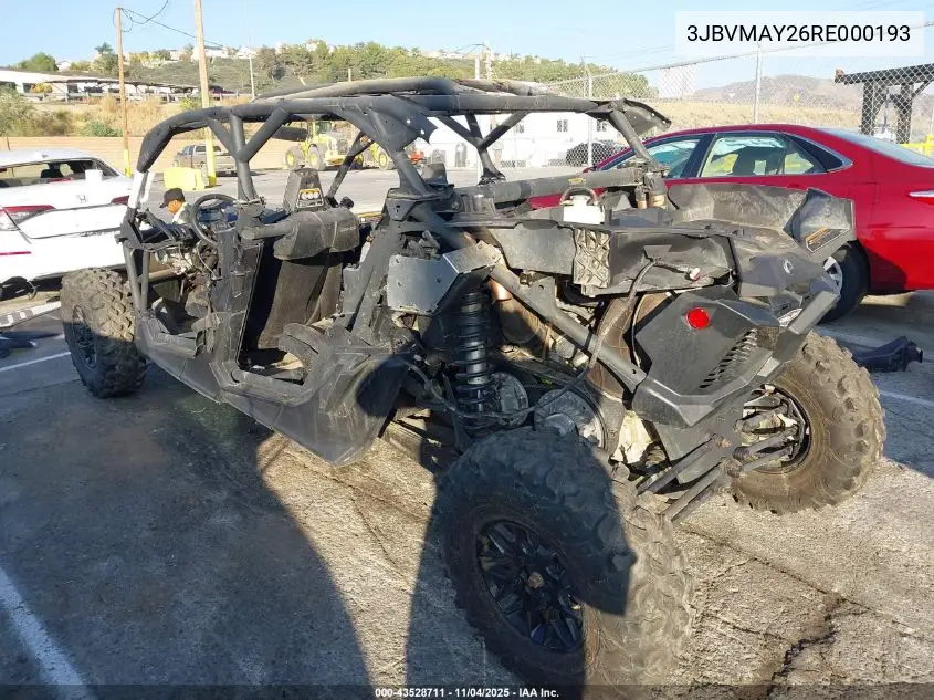 3JBVMAY26RE000193 2024 Can-Am Maverick X3 Max Ds Turbo