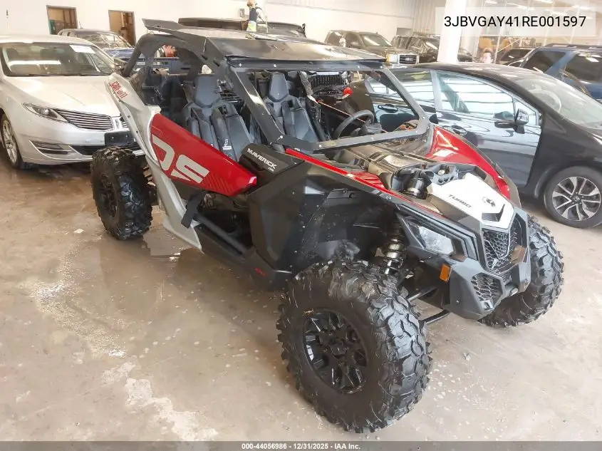 2024 Can-Am Maverick X3 Ds Turbo VIN: 3JBVGAY41RE001597 Lot: 44056986