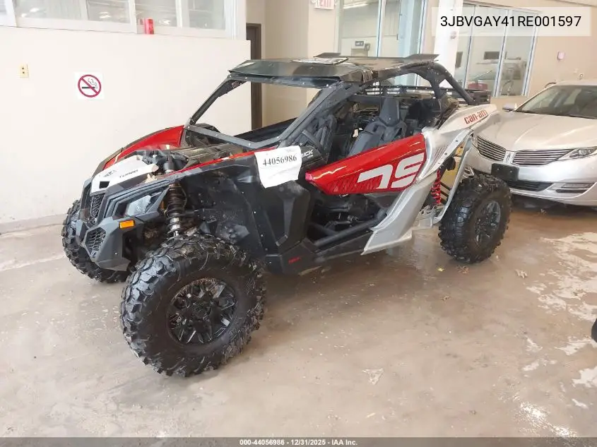 2024 Can-Am Maverick X3 Ds Turbo VIN: 3JBVGAY41RE001597 Lot: 44056986