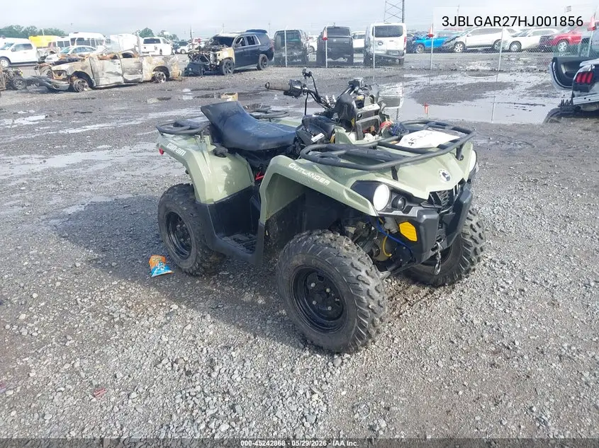 2017 Can-Am Outlander 450/450 Dps VIN: 3JBLGAR27HJ001856 Lot: 45242868