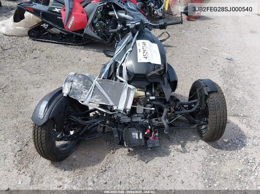 2025 Can-Am Ryker VIN: 3JB2FEG28SJ000540 Lot: 45297348