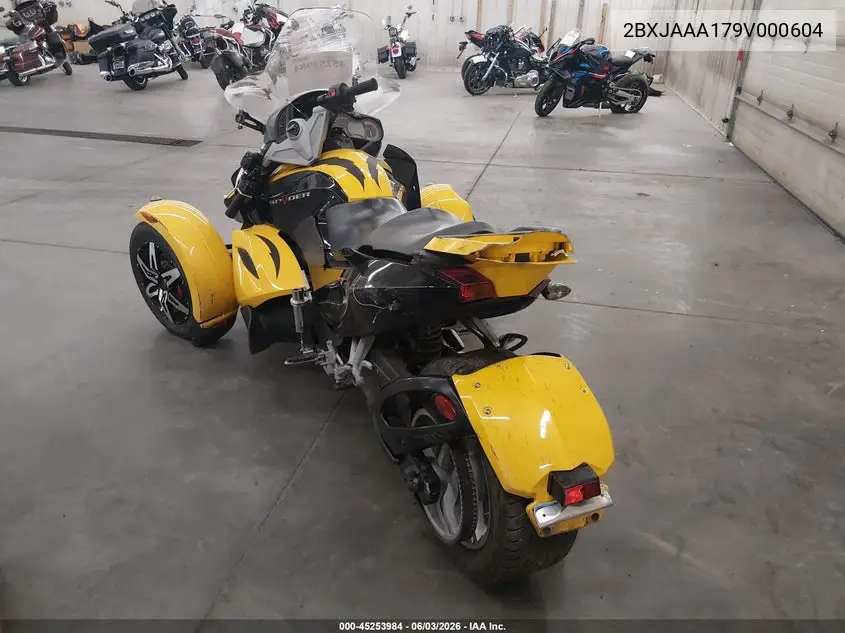 2009 Can-Am Spyder Roadster Rs VIN: 2BXJAAA179V000604 Lot: 45253984