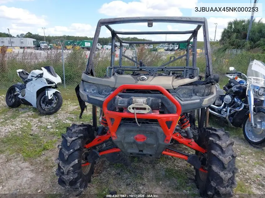 3JBUAAX45NK000253 2022 Can-Am Defender Max X Mr Hd10