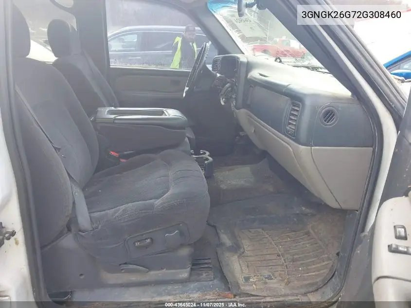 3GNGK26G72G308460 2002 Chevrolet Suburban 2500 Ls