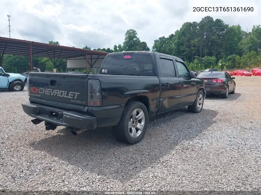 2005 Chevrolet Silverado 1500 Ls VIN: 2GCEC13T651361690 Lot: 45105676