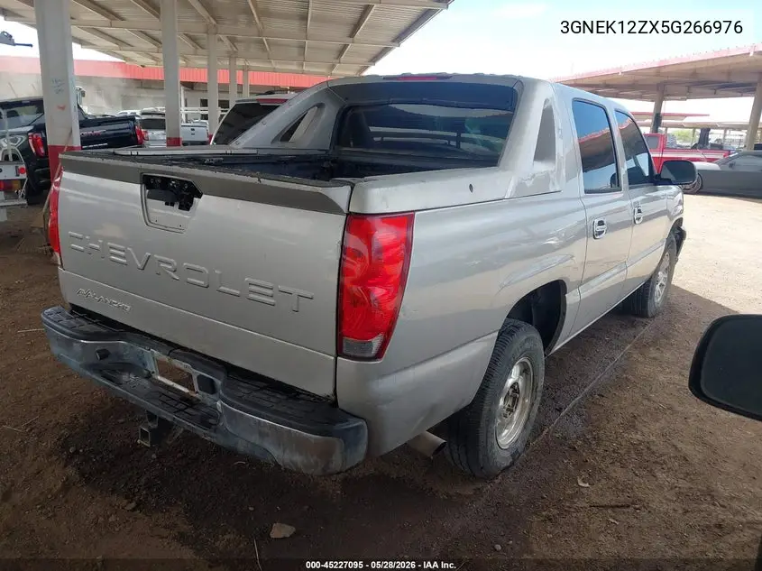 2005 Chevrolet Avalanche 1500 Z71 VIN: 3GNEK12ZX5G266976 Lot: 45227095