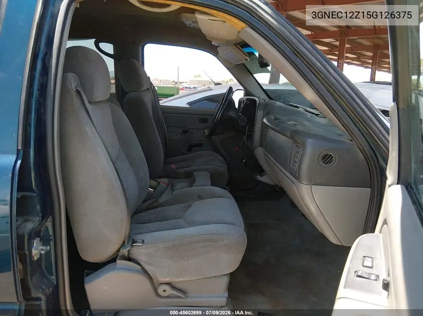 2005 Chevrolet Avalanche 1500 Ls VIN: 3GNEC12Z15G126375 Lot: 45602699