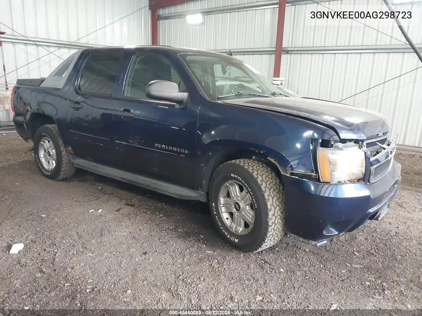 2010 Chevrolet Avalanche 1500 Ls VIN: 3GNVKEE00AG298723 Lot: 45440089