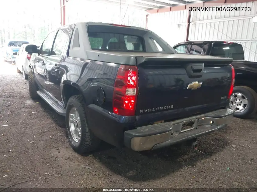 2010 Chevrolet Avalanche 1500 Ls VIN: 3GNVKEE00AG298723 Lot: 45440089