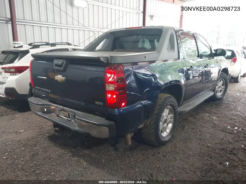 2010 Chevrolet Avalanche 1500 Ls VIN: 3GNVKEE00AG298723 Lot: 45440089