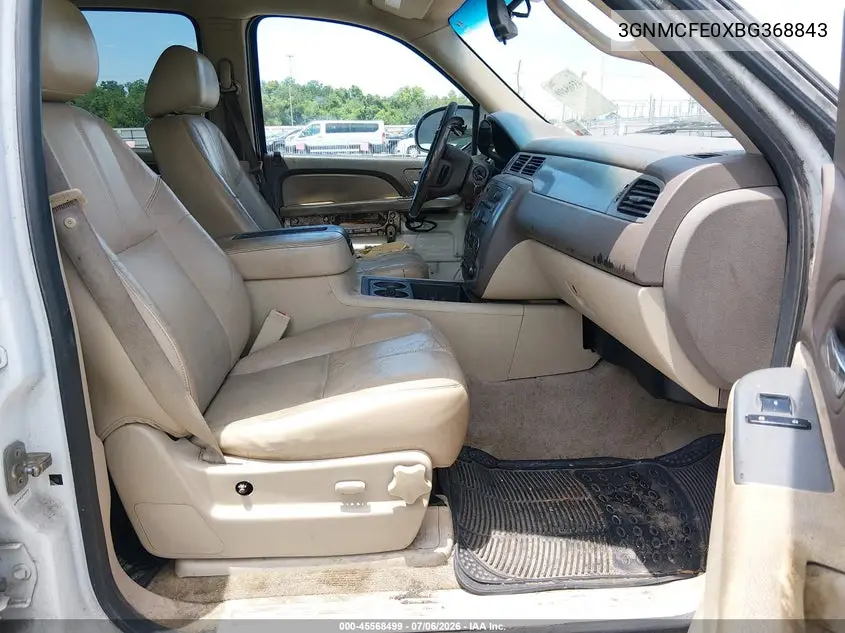 2011 Chevrolet Avalanche 1500 Lt1 VIN: 3GNMCFE0XBG368843 Lot: 45568499