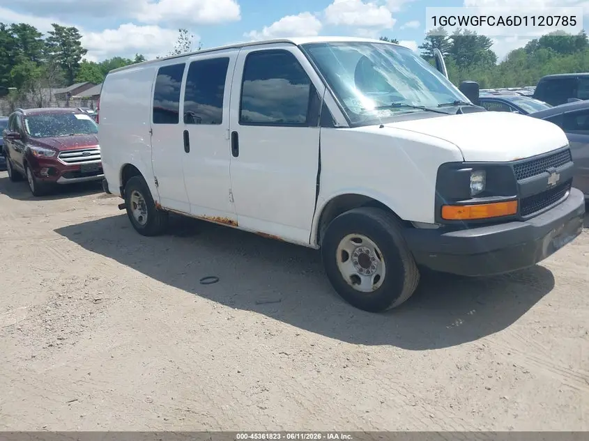 2013 Chevrolet Express 2500 Work Van VIN: 1GCWGFCA6D1120785 Lot: 45361823