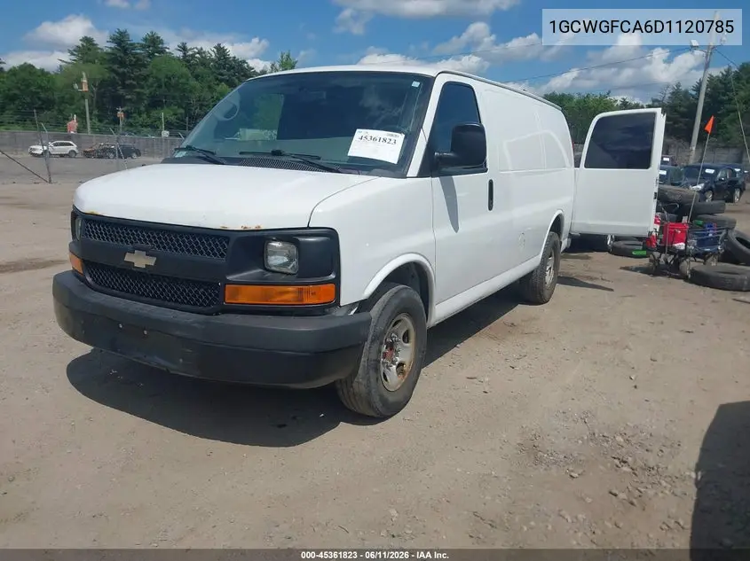 2013 Chevrolet Express 2500 Work Van VIN: 1GCWGFCA6D1120785 Lot: 45361823