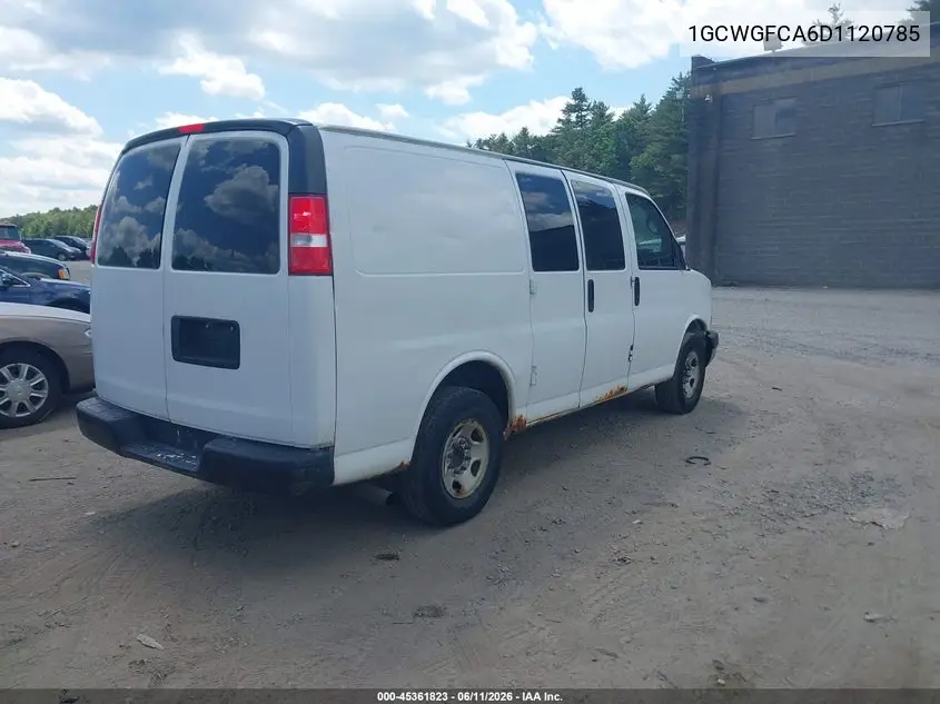 2013 Chevrolet Express 2500 Work Van VIN: 1GCWGFCA6D1120785 Lot: 45361823