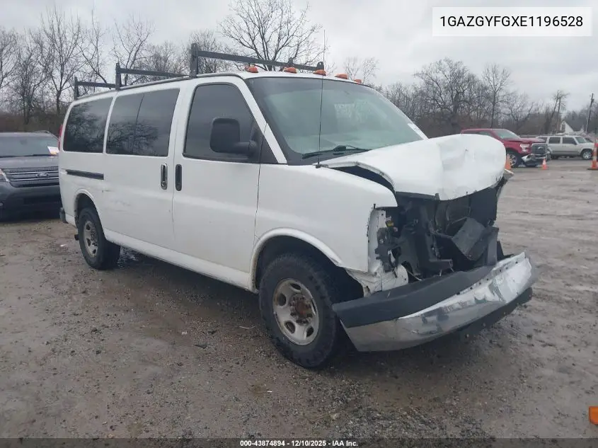 1GAZGYFGXE1196528 2014 Chevrolet Express 3500 Lt