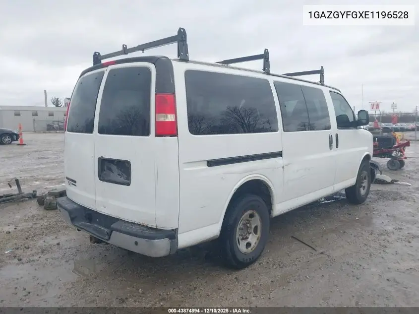 1GAZGYFGXE1196528 2014 Chevrolet Express 3500 Lt