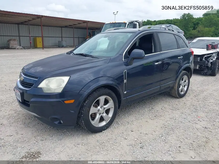2015 Chevrolet Captiva Sport Fleet Lt VIN: 3GNAL3EK2FS505859 Lot: 45349883