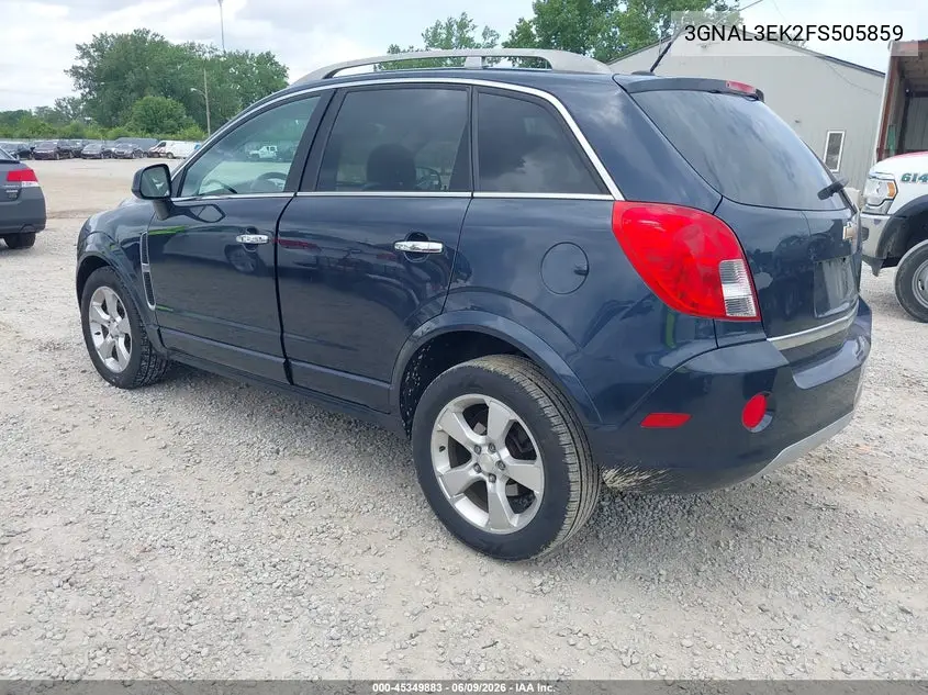 2015 Chevrolet Captiva Sport Fleet Lt VIN: 3GNAL3EK2FS505859 Lot: 45349883