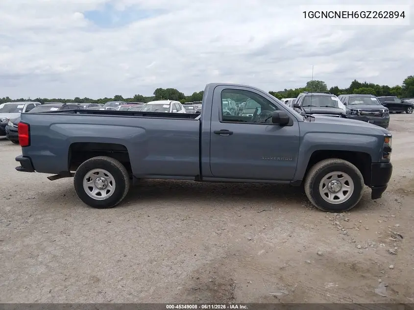 2016 Chevrolet Silverado 1500 Work Truck VIN: 1GCNCNEH6GZ262894 Lot: 45349008
