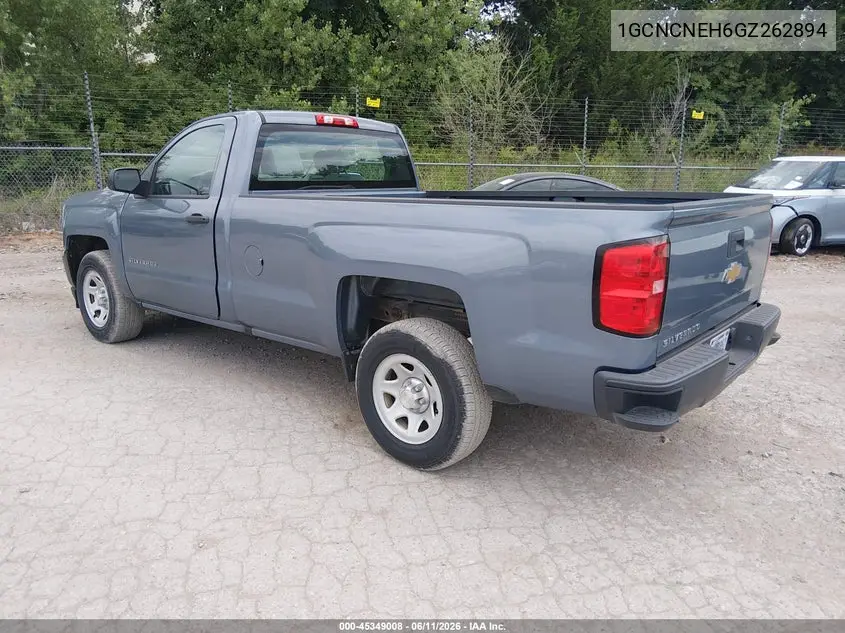 2016 Chevrolet Silverado 1500 Work Truck VIN: 1GCNCNEH6GZ262894 Lot: 45349008
