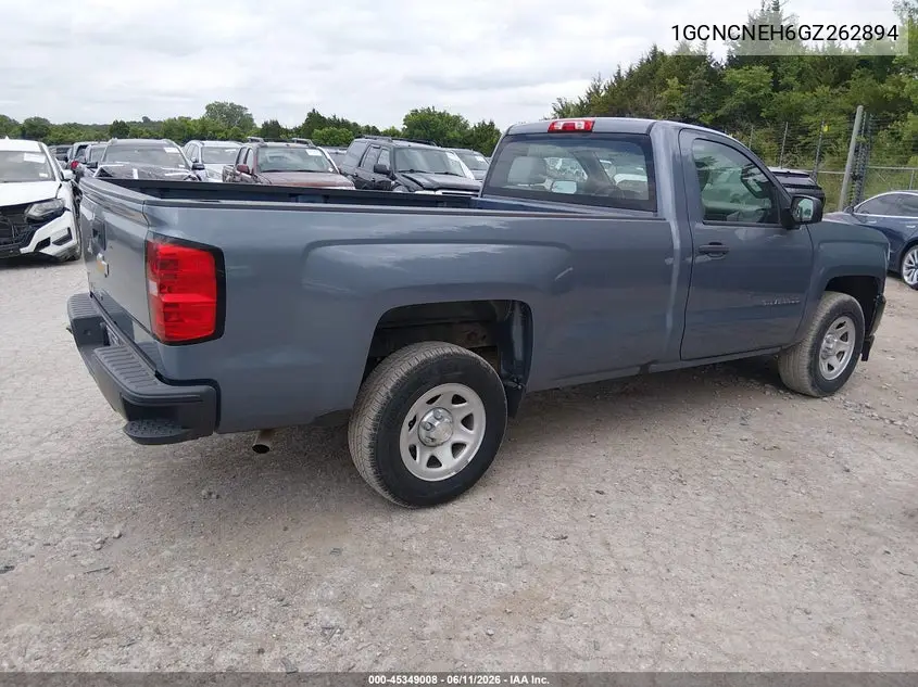 2016 Chevrolet Silverado 1500 Work Truck VIN: 1GCNCNEH6GZ262894 Lot: 45349008