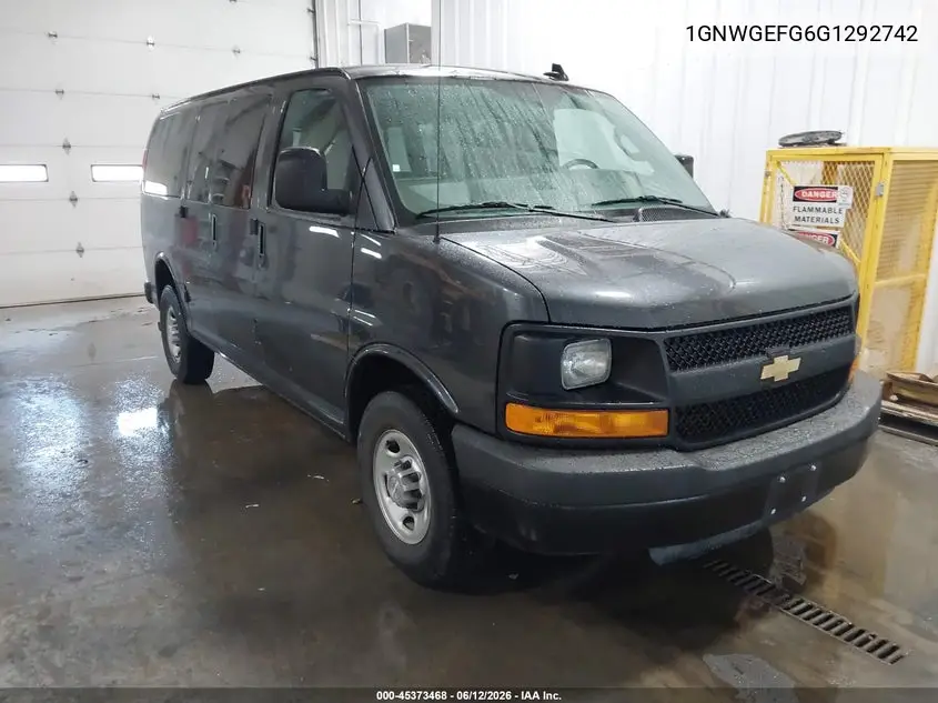 2016 Chevrolet Express 2500 Ls VIN: 1GNWGEFG6G1292742 Lot: 45373468
