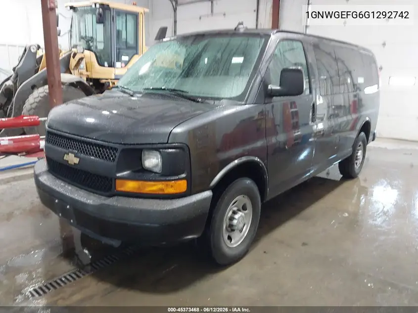 2016 Chevrolet Express 2500 Ls VIN: 1GNWGEFG6G1292742 Lot: 45373468