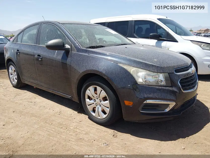 2016 Chevrolet Cruze Limited Ls Auto VIN: 1G1PC5SH1G7182999 Lot: 45613722