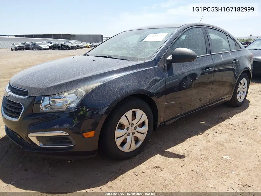 2016 Chevrolet Cruze Limited Ls Auto VIN: 1G1PC5SH1G7182999 Lot: 45613722