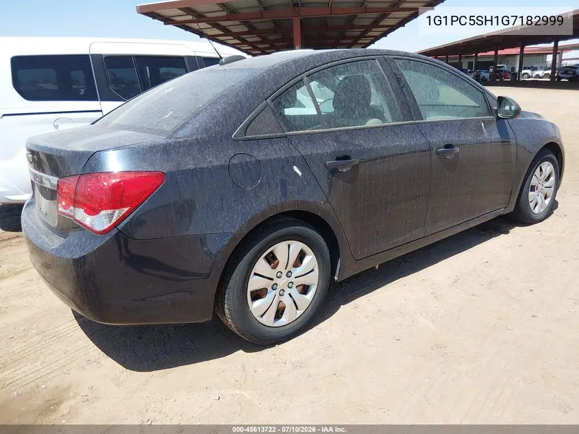 2016 Chevrolet Cruze Limited Ls Auto VIN: 1G1PC5SH1G7182999 Lot: 45613722
