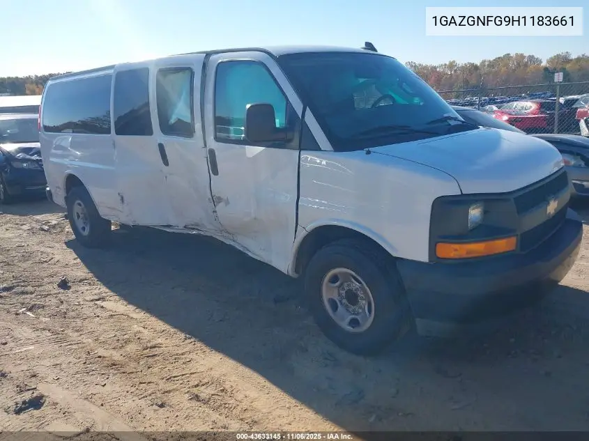 1GAZGNFG9H1183661 2017 Chevrolet Express 3500 Ls