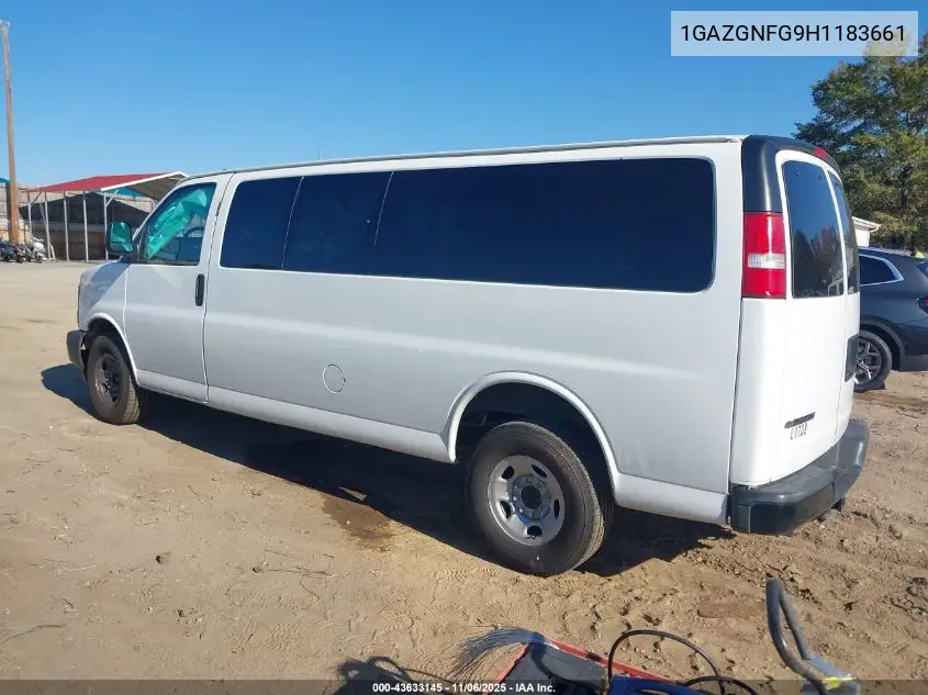 1GAZGNFG9H1183661 2017 Chevrolet Express 3500 Ls