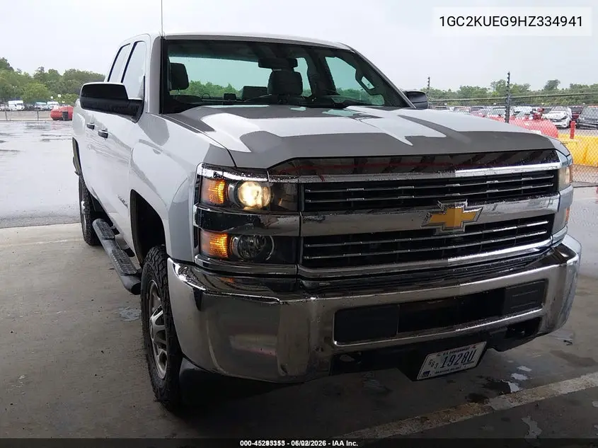 2017 Chevrolet Silverado 2500Hd Wt VIN: 1GC2KUEG9HZ334941 Lot: 45293353