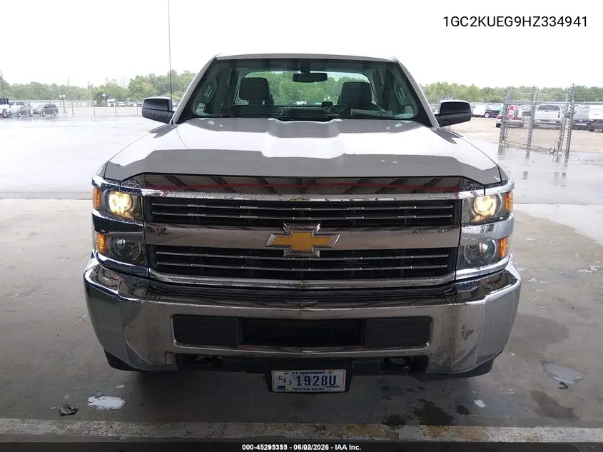 2017 Chevrolet Silverado 2500Hd Wt VIN: 1GC2KUEG9HZ334941 Lot: 45293353