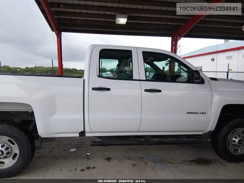 2017 Chevrolet Silverado 2500Hd Wt VIN: 1GC2KUEG9HZ334941 Lot: 45293353
