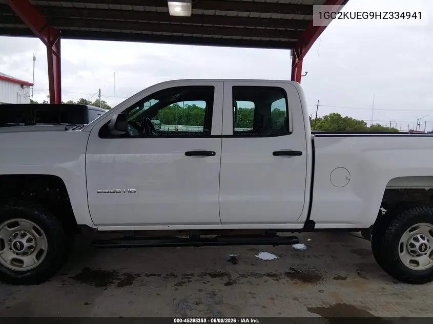 2017 Chevrolet Silverado 2500Hd Wt VIN: 1GC2KUEG9HZ334941 Lot: 45293353