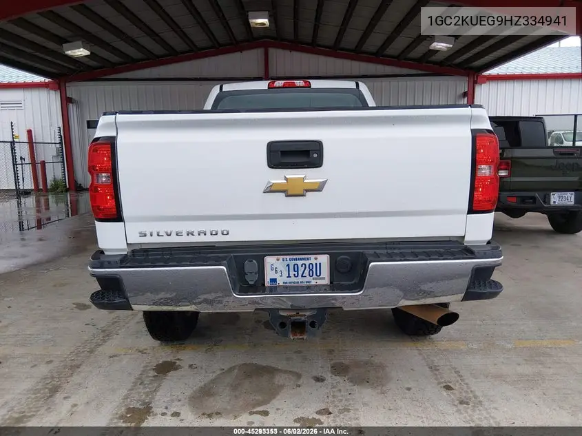 2017 Chevrolet Silverado 2500Hd Wt VIN: 1GC2KUEG9HZ334941 Lot: 45293353