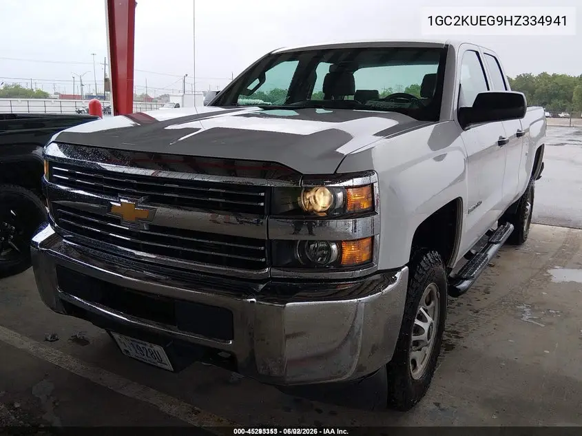 2017 Chevrolet Silverado 2500Hd Wt VIN: 1GC2KUEG9HZ334941 Lot: 45293353