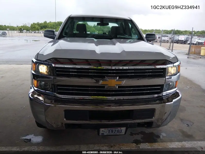 2017 Chevrolet Silverado 2500Hd Wt VIN: 1GC2KUEG9HZ334941 Lot: 45293353