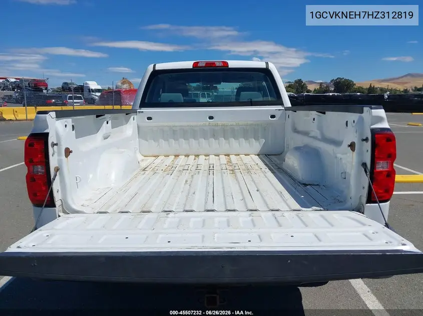 2017 Chevrolet Silverado 1500 Work Truck VIN: 1GCVKNEH7HZ312819 Lot: 45507232
