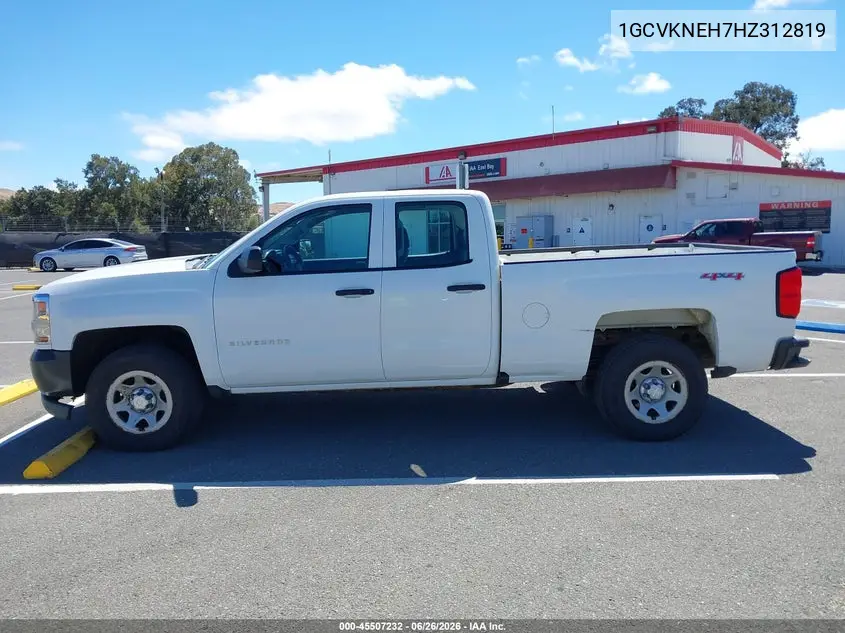2017 Chevrolet Silverado 1500 Work Truck VIN: 1GCVKNEH7HZ312819 Lot: 45507232
