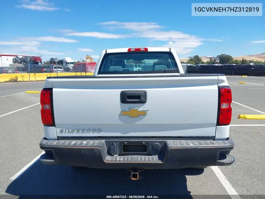 2017 Chevrolet Silverado 1500 Work Truck VIN: 1GCVKNEH7HZ312819 Lot: 45507232