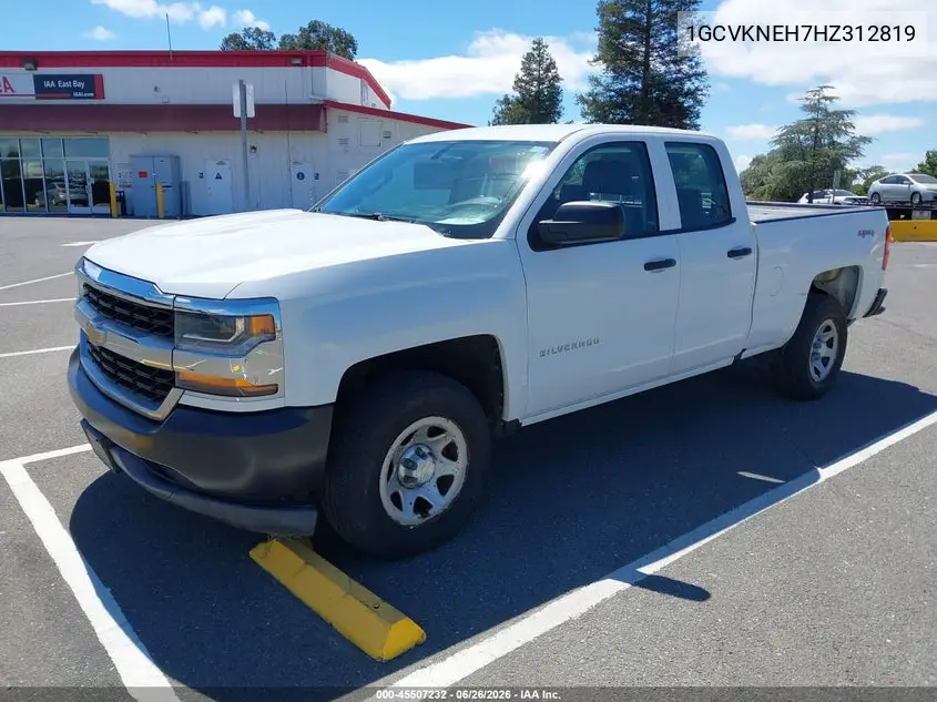 2017 Chevrolet Silverado 1500 Work Truck VIN: 1GCVKNEH7HZ312819 Lot: 45507232