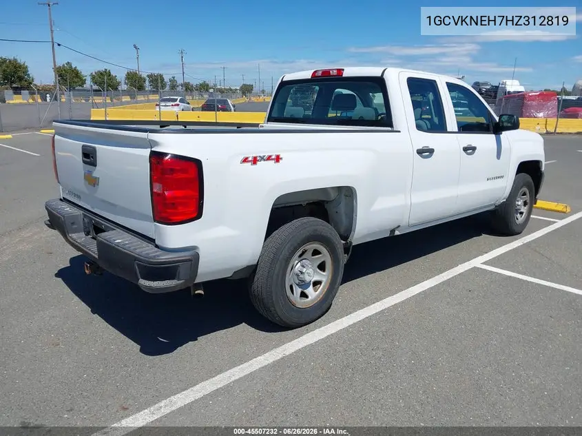 2017 Chevrolet Silverado 1500 Work Truck VIN: 1GCVKNEH7HZ312819 Lot: 45507232