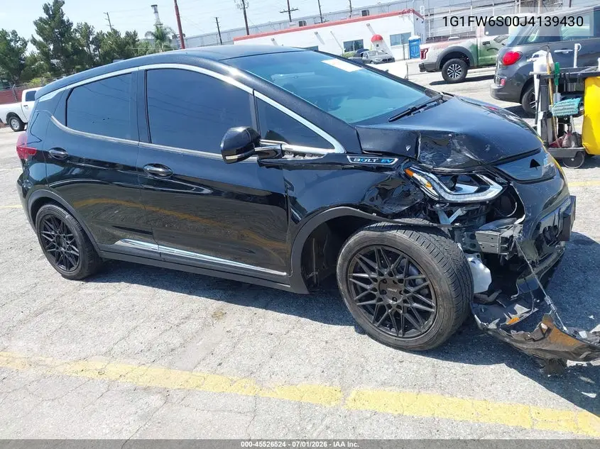 2018 Chevrolet Bolt Ev Lt VIN: 1G1FW6S00J4139430 Lot: 45526524