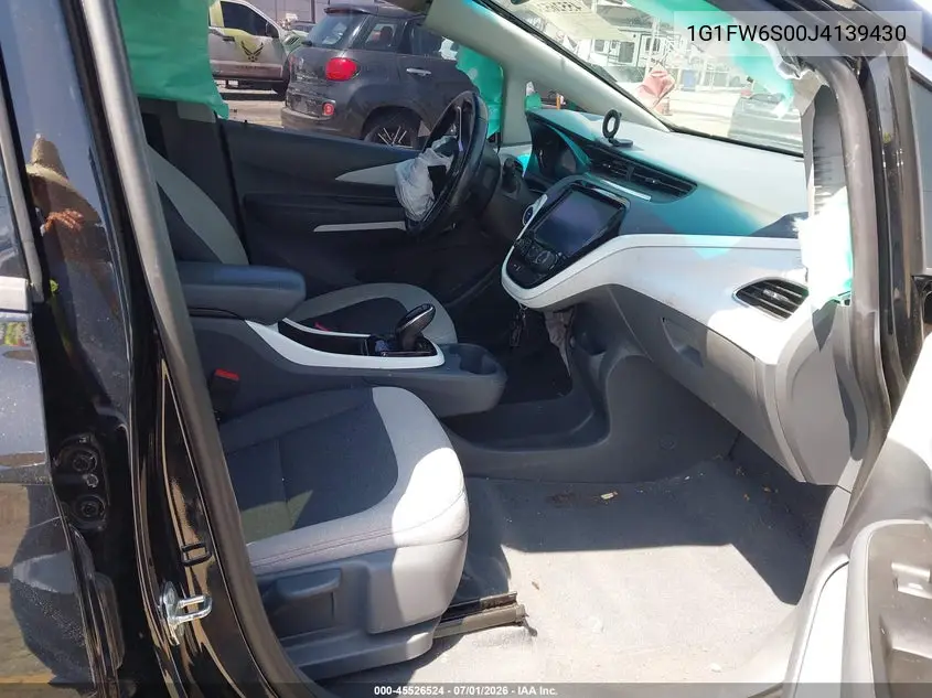 2018 Chevrolet Bolt Ev Lt VIN: 1G1FW6S00J4139430 Lot: 45526524