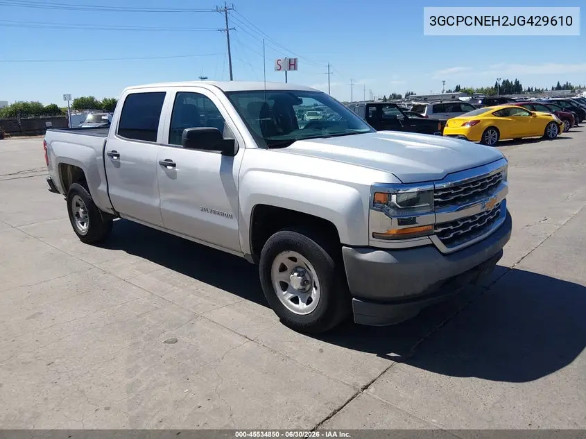 2018 Chevrolet Silverado 1500 Wt VIN: 3GCPCNEH2JG429610 Lot: 45534850