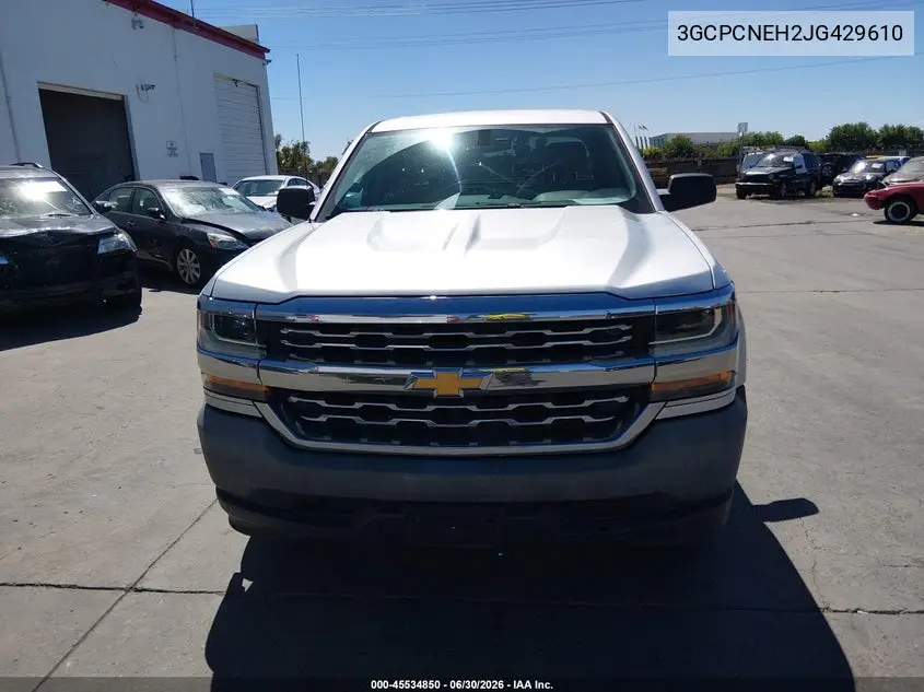 2018 Chevrolet Silverado 1500 Wt VIN: 3GCPCNEH2JG429610 Lot: 45534850